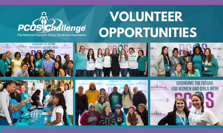 PCOS Challenge volunteer Opportunities