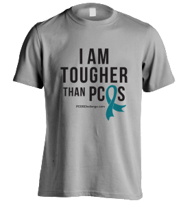 PCOS Awareness Shirts - Tougher Than PCOS